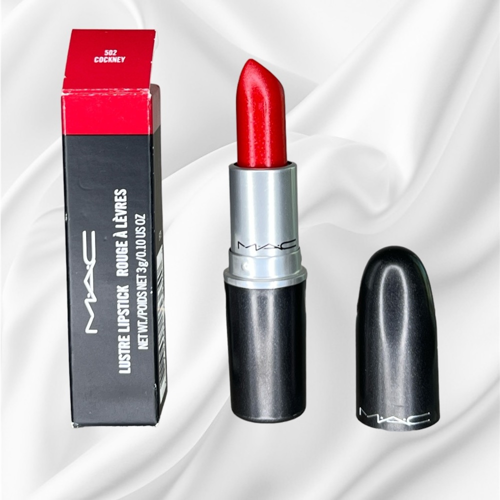 MAC LUSTREGLASS SHEER-SHINE LIPSTICK COCKNEY 502
